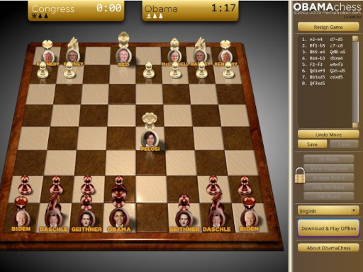 Obama Chess Game Image Obama Chess Game