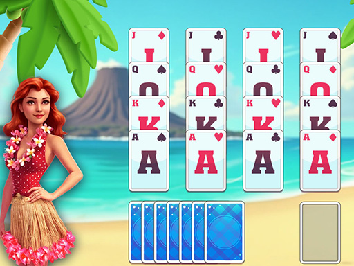 Palm Island Solitaire Game Image Palm Island Solitaire Game
